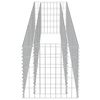 vidaXL Gabion Raised Bed Galvanised Steel 270x50x50 cm