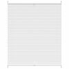 Plisse Blind 100x125cm White Pleated Blind