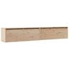 vidaXL Wall Cabinets 2 pcs 100x30x35 cm Solid Wood Pine