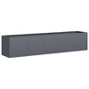 vidaXL Planter Anthracite 200x40x40 cm Cold-rolled Steel