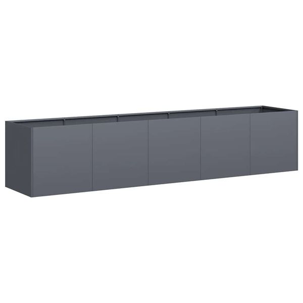 vidaXL Planter Anthracite 200x40x40 cm Cold-rolled Steel