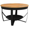 vidaXL Coffee Table &Oslash;68x43 cm Solid Acacia Wood