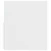 vidaXL Bedside Cabinets 2 pcs with LEDs White 60x35x40 cm