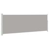 vidaXL Retractable Side Awning 160 x 514 cm Grey