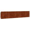 vidaXL Lawn Edgings 10 pcs 20x103 cm Flexible Corten steel