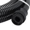 vidaXL Suction Hose with PVC Connectors Black 1" 7 m PVC