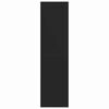vidaXL Book Cabinet/TV Cabinet Black 36x30x143 cm Engineered Wood