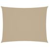 vidaXL Sunshade Sail Oxford Fabric Rectangular 4x5 m Beige
