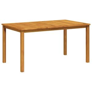 vidaXL Dining Table | Natural wood | Solid acacia wood | Medium |  Durable