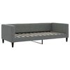 vidaXL Day Bed without Mattress Dark Grey 90x200 cm Fabric
