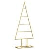 vidaXL Metal Christmas Tree for Decoration Black 60 cm