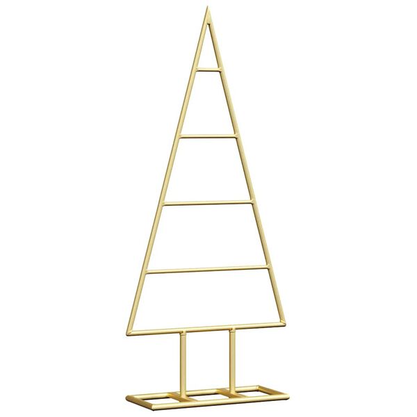 vidaXL Metal Christmas Tree for Decoration Black 60 cm