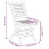 vidaXL Folding Garden Chairs 2 pcs 47x63x90 cm Solid Wood Teak