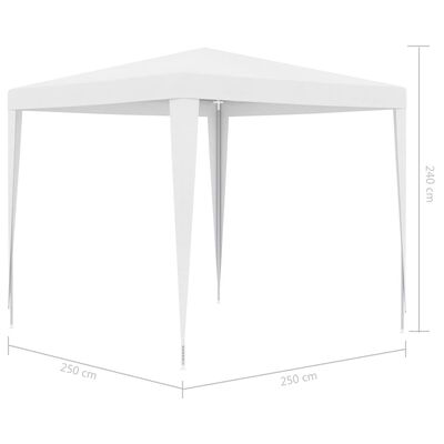 vergeven Architectuur uitspraak vidaXL Party Tent 2.5x2.5 m White | vidaXL.ae
