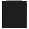 vidaXL TV Cabinet Black 120x34x37 cm Engineered Wood