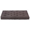 vidaXL Pallet Floor Cushion Cotton 120x80x10 cm Anthracite