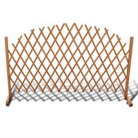 vidaXL Trellis Fence Solid Wood 180x100 cm