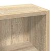 vidaXL CD Cabinets 2 pcs Sonoma Oak 21x16x93.5 cm Engineered Wood