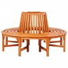 vidaXL Tree Bench &Oslash; 160 cm Wood