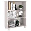 vidaXL Book Cabinet HAMAR White 85x35x112 cm Solid Wood Pine