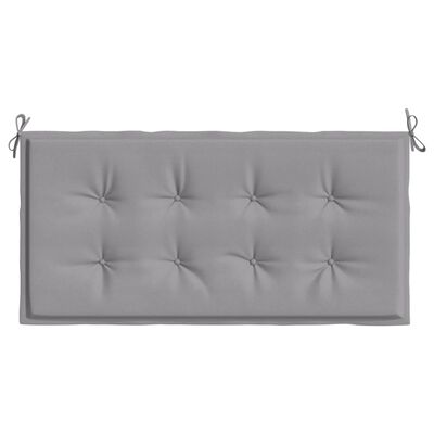 vidaXL Garden Bench Cushion Grey 120x50x3 cm Oxford Fabric