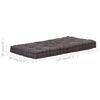 vidaXL Pallet Floor Cushion Cotton 120x80x10 cm Anthracite