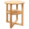 vidaXL Side Table 40x50 cm Solid Oak Wood