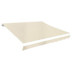 vidaXL Awning | Cream | Polyester | 3 x 2.5 metres | UV-resistant materials