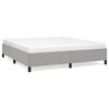 vidaXL Bed Frame without Mattress Light Grey 180x200 cm Fabric