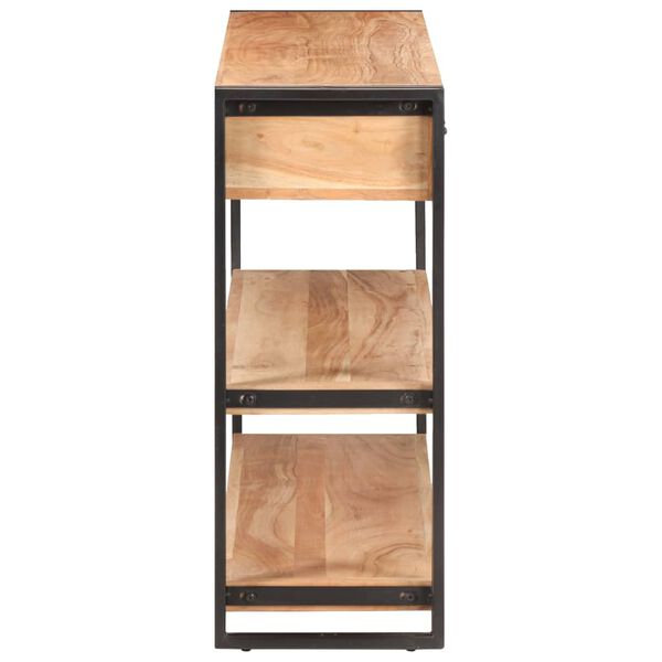 vidaXL Sideboard 120x30x75 cm Solid Acacia Wood