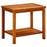 vidaXL Coffee Table 50x35x45 cm Solid Acacia Wood