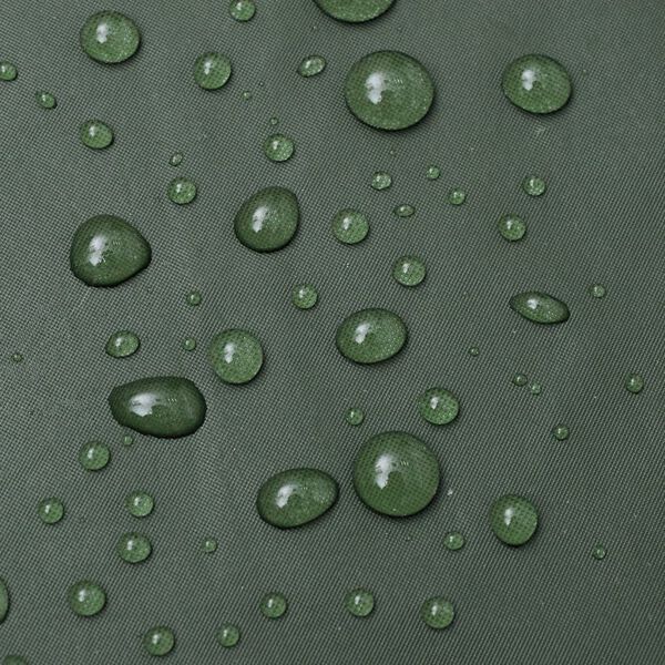 vidaXL Waterproof Heavy-duty Long Raincoat with Hood Green XL