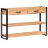 vidaXL Sideboard 120x30x75 cm Solid Acacia Wood