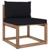 vidaXL 6 Piece Garden Pallet Lounge Set with Cushions Impregnated Pinewood
