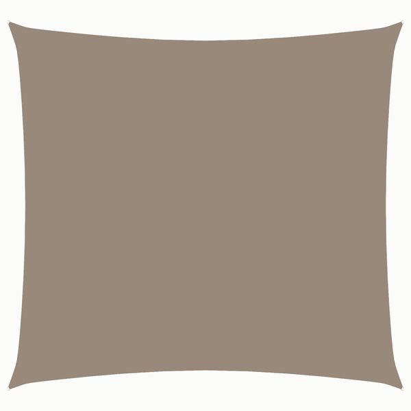 vidaXL Sunshade Sail Oxford Fabric Square 4x4 m Taupe