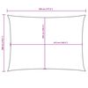 vidaXL Sunshade Sail Oxford Fabric Rectangular 3x4.5 m Dark Green