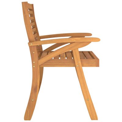 vidaXL Garden Chairs 2 pcs 58x58x87 cm Solid Wood Acacia