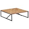 vidaXL Coffee Table 110x110x36 cm Solid Acacia Wood