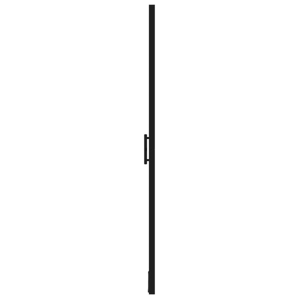 vidaXL Shower Door Tempered Glass 81x195 cm Black