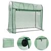 vidaXL Greenhouse with Zippered Door 200x80x170 cm