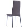 vidaXL Five Piece Dining Set Grey