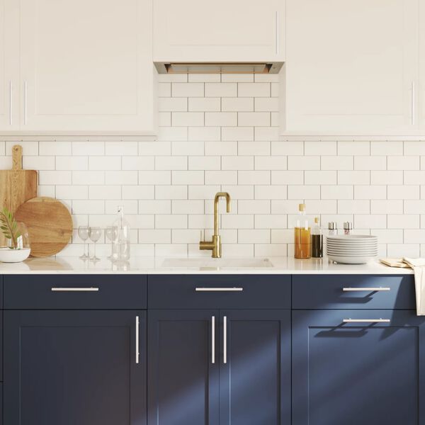 vidaXL Cabinet Handles 20 pcs Silver 128 mm Stainless Steel