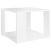 vidaXL Coffee Table White 40x40x30 cm Engineered Wood