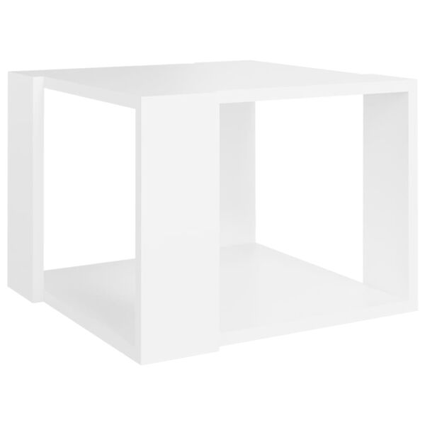 vidaXL Coffee Table White 40x40x30 cm Engineered Wood