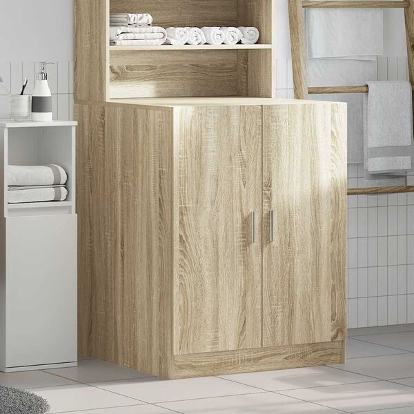 vidaXL Washing Machine Cabinet Sonoma Oak 71x71.5x91.5 cm
