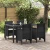 vidaXL Garden Chair 4 pcs Anthracite 53 x 49 x 85 cm PP