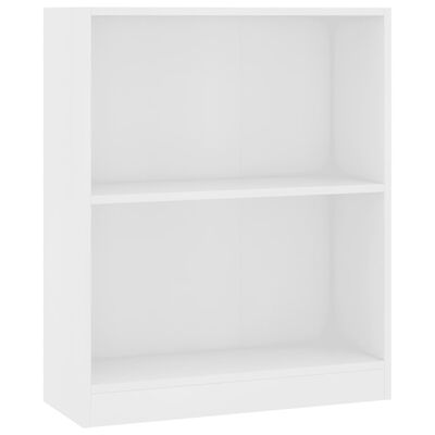 vidaXL Bookshelf White 60x24x76 cm Engineered Wood