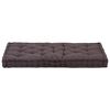 vidaXL Pallet Floor Cushion Cotton 120x80x10 cm Anthracite