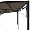 vidaXL Garden Sunshade Awning 6x3x2.55 m Taupe