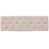 vidaXL Bench Linen Solid Wood 110x38x48 cm Cream White
